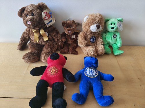 Beenie baby football bear - ty,