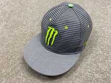 Monster Energy Drink Baseball Cap Hat Grey Adult Size 7 1/8 57cm