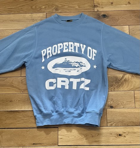 Corteiz sweatshirt light blue - corteiz,