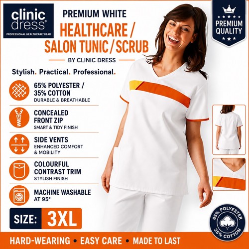 Womens healthcare tunic white - womens,