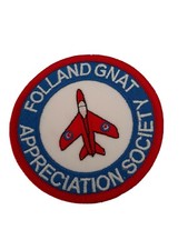 Folland Gnat   appreciation society cloth badge 10 left only