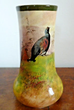 Rare Vintage Royal Doulton Game Birds Black Grouse Vase c 1937