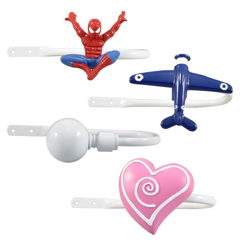 Kids curtain pole holdbacks - kids,