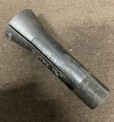 Old metal lathe collet - metal, (rough)