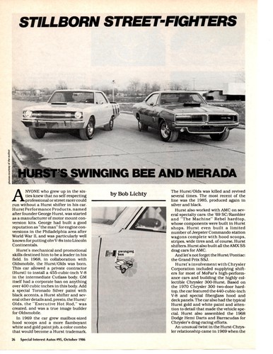 1969 hurst dart swinging - dart, bee