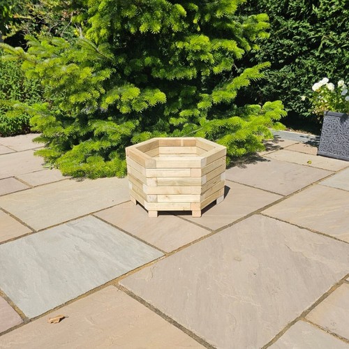 Medium hexagonal planter - planter,