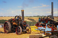 468097 1910 Robey 7 NHP Traction Engine  Wally  Operates Saw Bench A4 Photo Prin