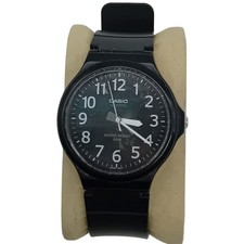 CASIO Men's Black Quartz Wristwatch Water Resistant Pre-Loved