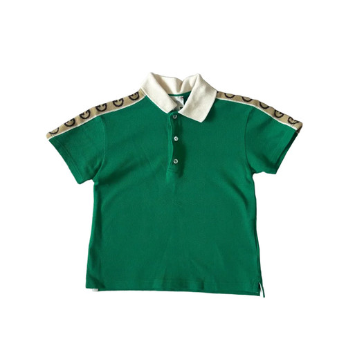Gucci baby polo shirt green - baby,