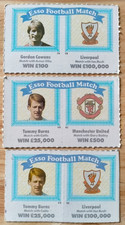 Esso Football Match & Win Cards 1984 Uncut Choose Your Cards