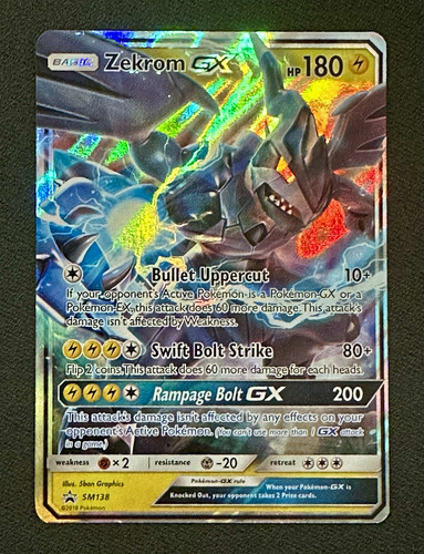 Pokémon tcg zekrom sm138 - gx,