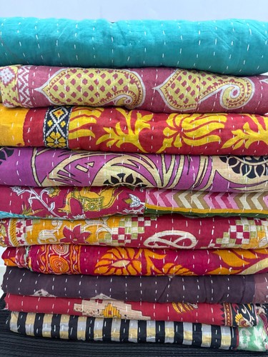 Vintage kantha quilt - vintage,