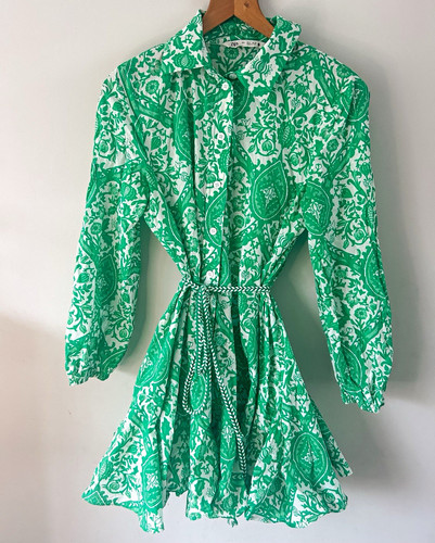 Zara green white - zara,