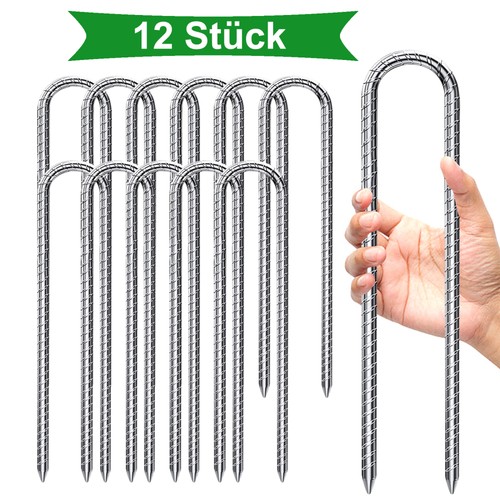 12x shaped rebar stakes - u-shaped,