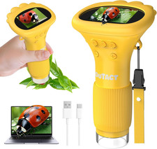 1000X Microscope for Kids, Pocket Handheld Digital Microscope for Children, 8 Le