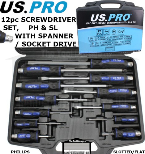 Pro tools 12pc screwdriver - us,