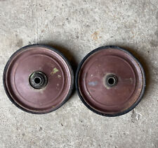 Set Of 2 Vintage Wheels Suitable For Cyclops Pedal Car - Ready for Restoration