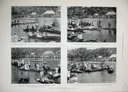 Antique old print 1897 henley - print,