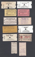 TWELVE Vintage Australia Australian Train Railway Platform Tickets