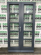 SOLID OAK FRENCH DOORS WOODEN