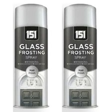 2x 151 Glass Frosting Spray