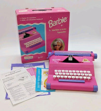 Vintage Barbie 1996 Typewriter English QWERTY Collectable Mehano 54 Characters