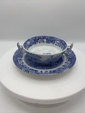 Vintage spode blue italian - vintage,