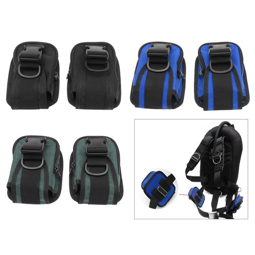 Nylon diving weight pockets - nylon,