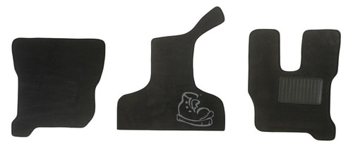 Black quality carpet - black, truck