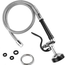 COMMERCIAL KITCHEN PRE-RINSE FAUCET TAP SPRAY HEAD SPRAYER WITH 1M HOSE UK