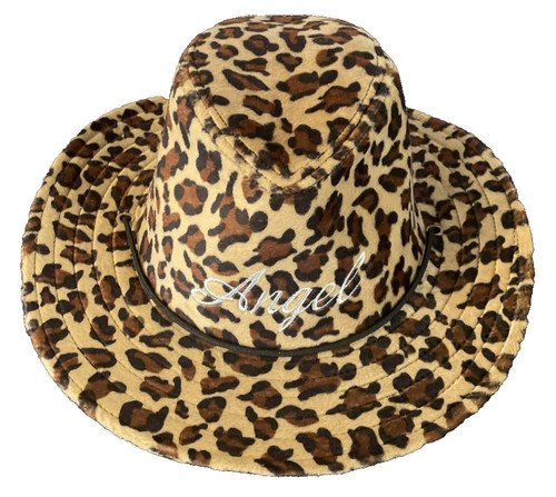 Leopard print hat - leopard,