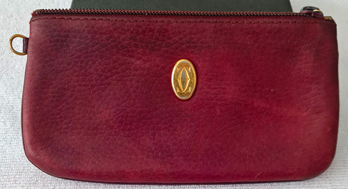 Cartier vintage burgundy - cartier,