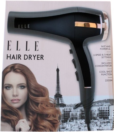 Elle hair dryer 2200w speed - 2200w, 2-speed