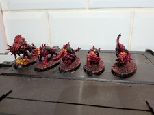 Games Workshop Age of Sigmar Khorne Flesh Hounds X5 (Lot 2)