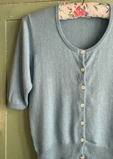 MARILYN MOORE Blue Cashmere &