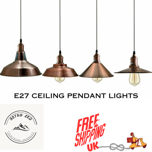 Pendant light copper vintage - copper,