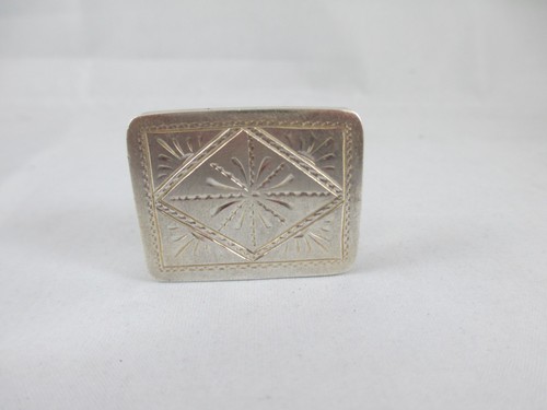 Solid silver pill - silver, by