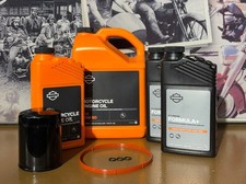 Harley Davidson Touring M8 Engine Trans Black Oil Filter Service Kit