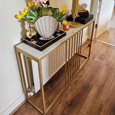 Heavy Duty Real Marble Console