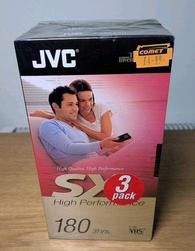 Jvc e180 blank vhs - 3,