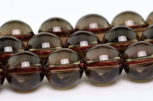 Natural smoky quartz beads - natural,