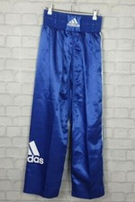 VTG ADIDAS BOLD SHINY WET LOOK SPORTS TROUSERS RETRO KICKBOXING CONTACT PANT 