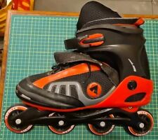 AIRWALK MENS INLINE SKATES UK 11 EURO 46.5 BLACK RED  GOOD CONDITION
