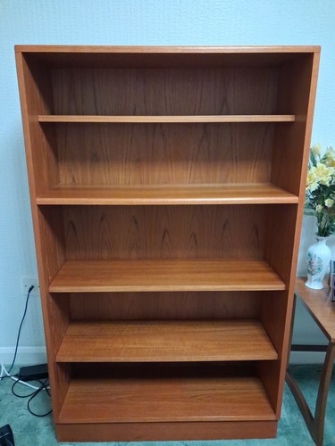 Plan teak bookcase - g,