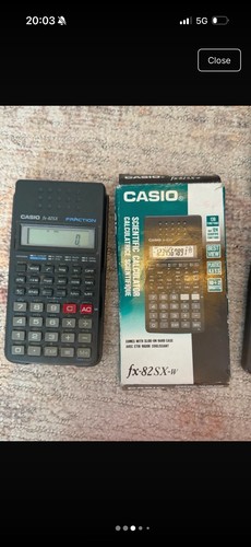 Casio 82sx vintage fraction - casio,