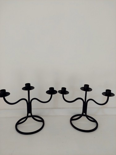 Candelbras cast iron candle - iron,