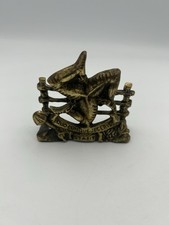 Vintage solid brass letter