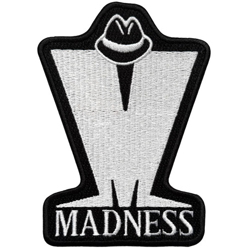 Madness woven patch logo - m,