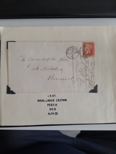 Penny red cover addressed to - ,