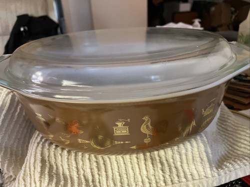 Vintage pyrex 045 brown early - vintage, #045